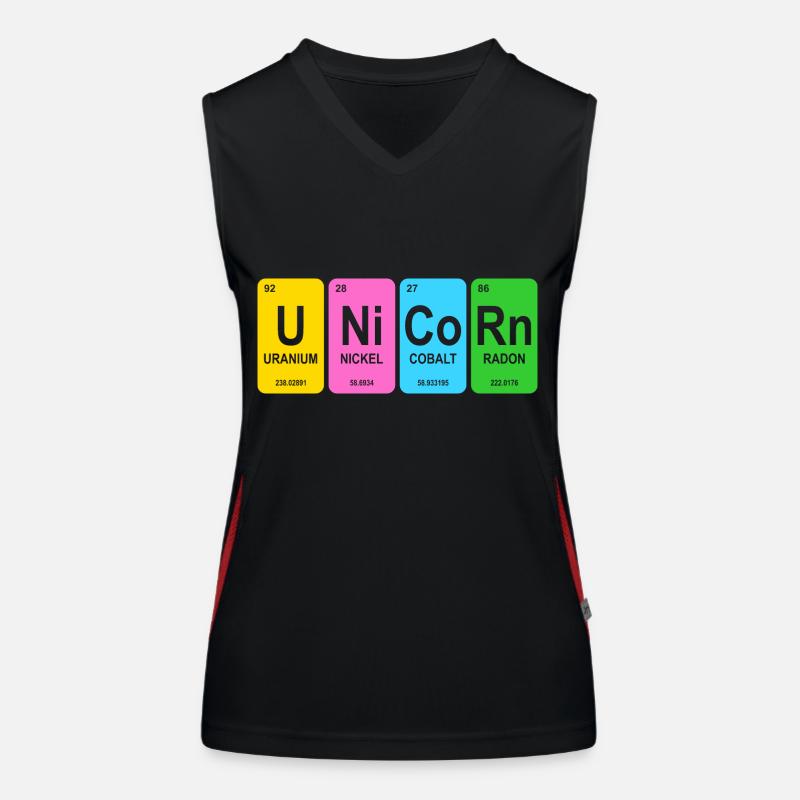 Licorne Débardeur respirant contrasté Femme