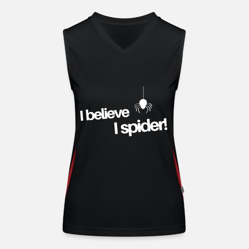I believe i spider Women's Functional Contrast Tank Top