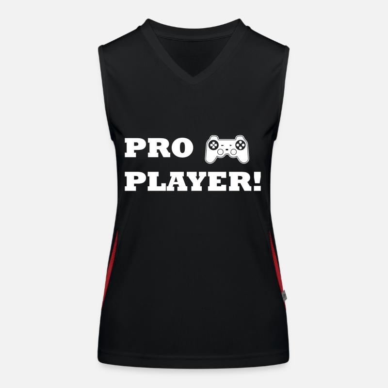 Game Gaming PC Women's Functional Contrast Tank Top