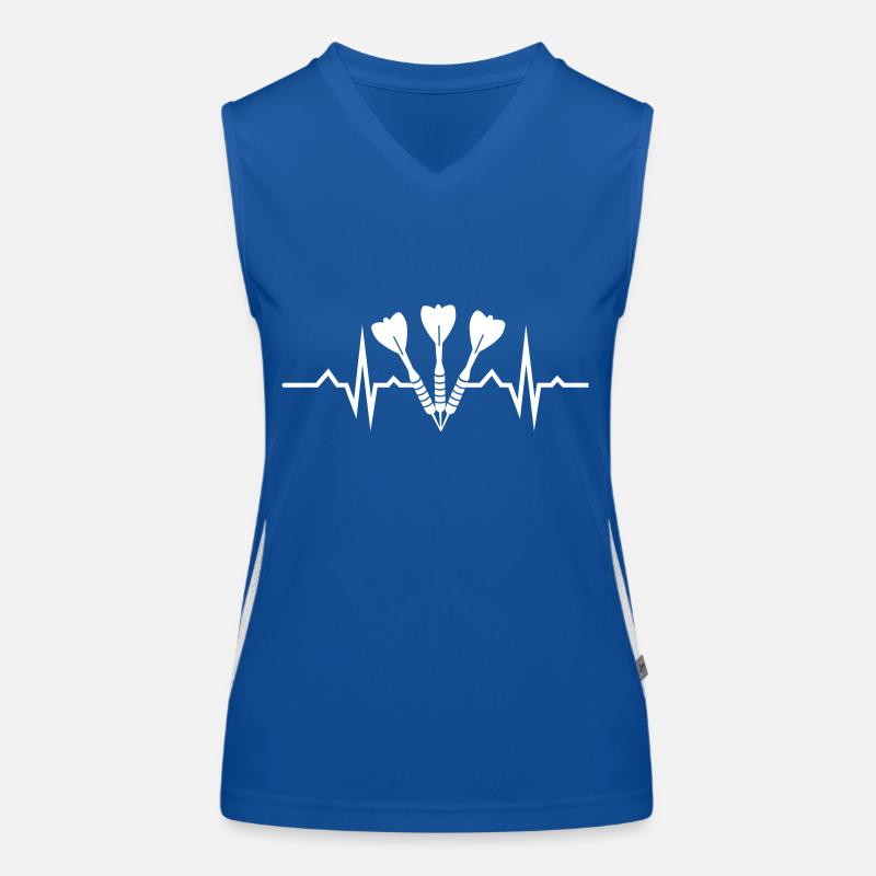 Fléchettes Sports Fun Débardeur respirant contrasté Femme