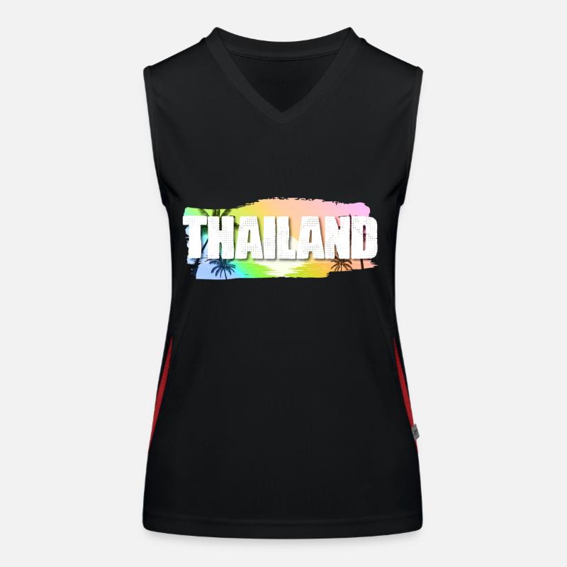 Thailand Women's Functional Contrast Tank Top