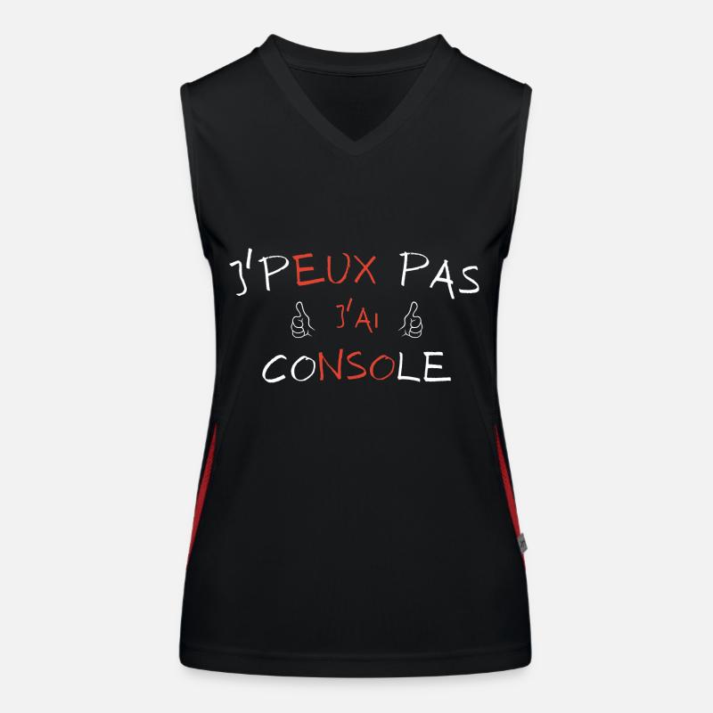 J'peux pas j'ai console Débardeur respirant contrasté Femme