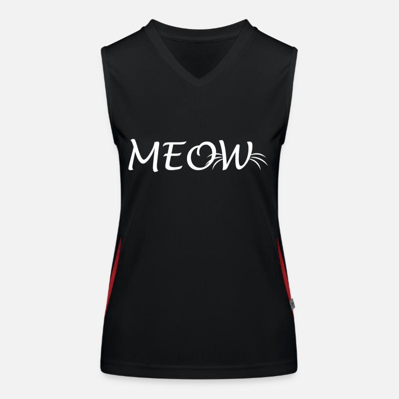 Chat Chat Pet Débardeur respirant contrasté Femme