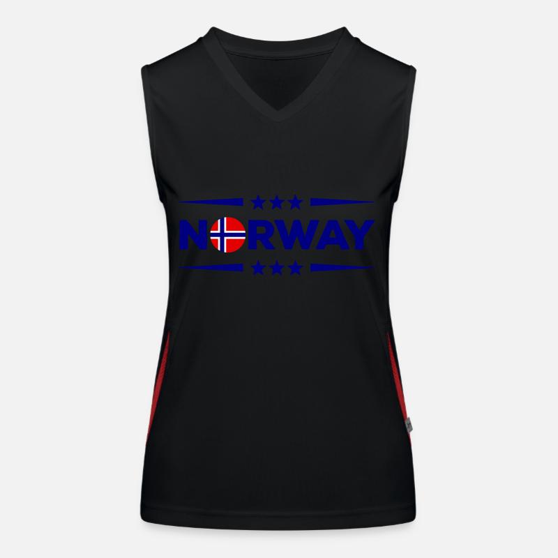 norway Funktionelles Kontrast-Tank Top für Frauen