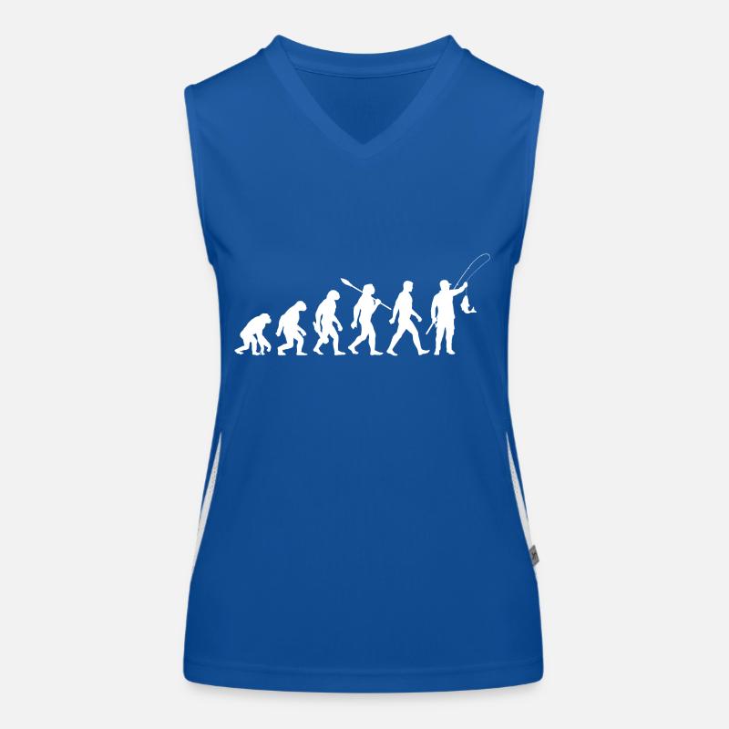 Evolution - Pêche - Pêcheurs - Pêcher Débardeur respirant contrasté Femme