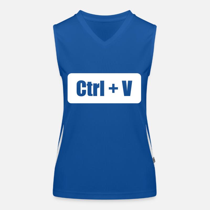 Ctrl C Ctrl V père fils parent enfant partenaire look Débardeur respirant contrasté Femme