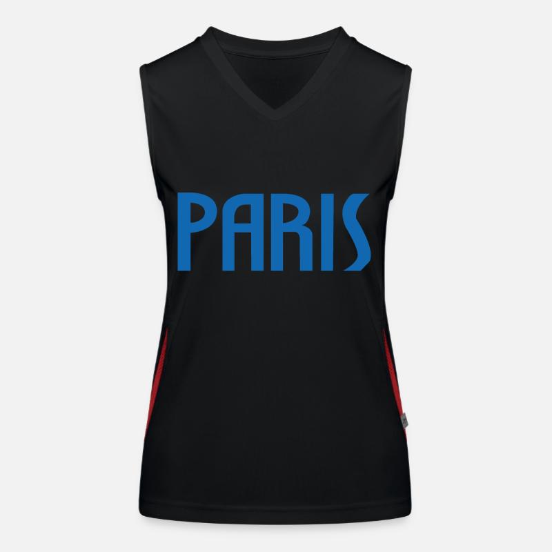 Paris Funktionelles Kontrast-Tank Top für Frauen