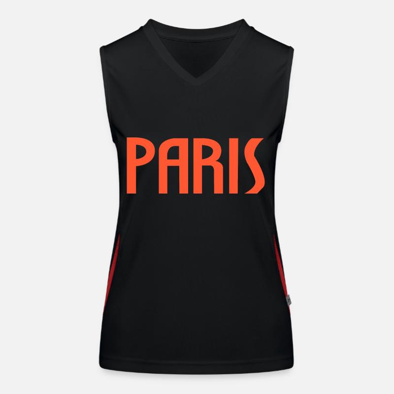 Paris Funktionelles Kontrast-Tank Top für Frauen