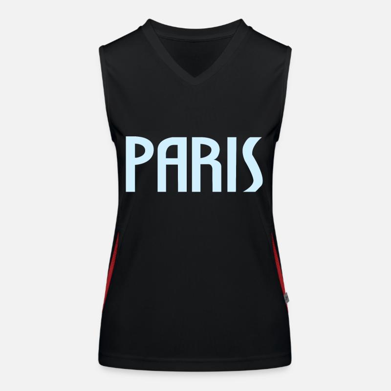 Paris Funktionelles Kontrast-Tank Top für Frauen
