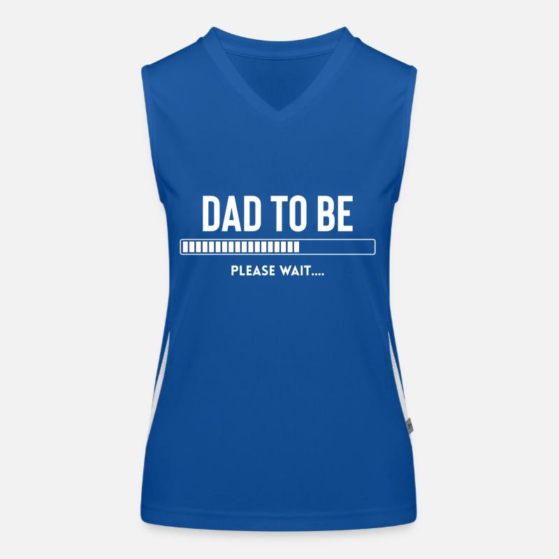 Papa Dad super Vater Funktionelles Kontrast-Tank Top für Frauen