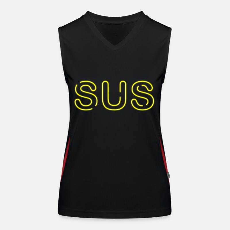Sus - Jugendwort Funktionelles Kontrast-Tank Top für Frauen