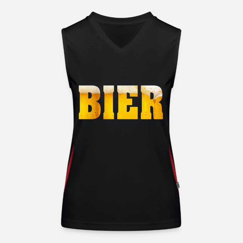 Bier Funktionelles Kontrast-Tank Top für Frauen