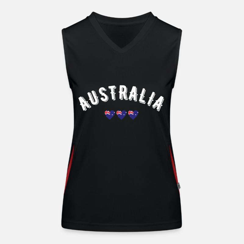Australien Funktionelles Kontrast-Tank Top für Frauen
