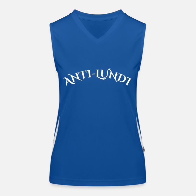 anti lundi Débardeur respirant contrasté Femme
