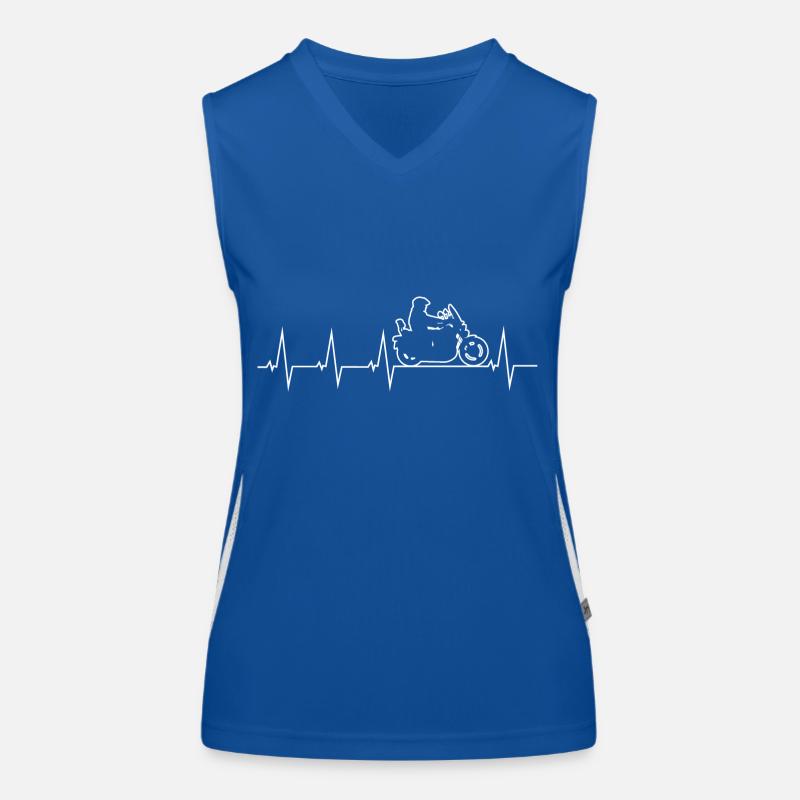 Ich liebe mein Motorrad - Herschlag Funktionelles Kontrast-Tank Top für Frauen