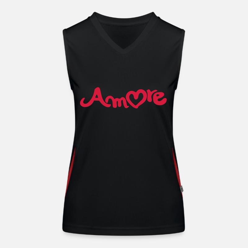 amore Débardeur respirant contrasté Femme