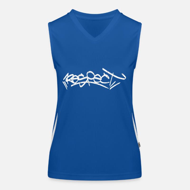 respect graffiti day Women's Functional Contrast Tank Top