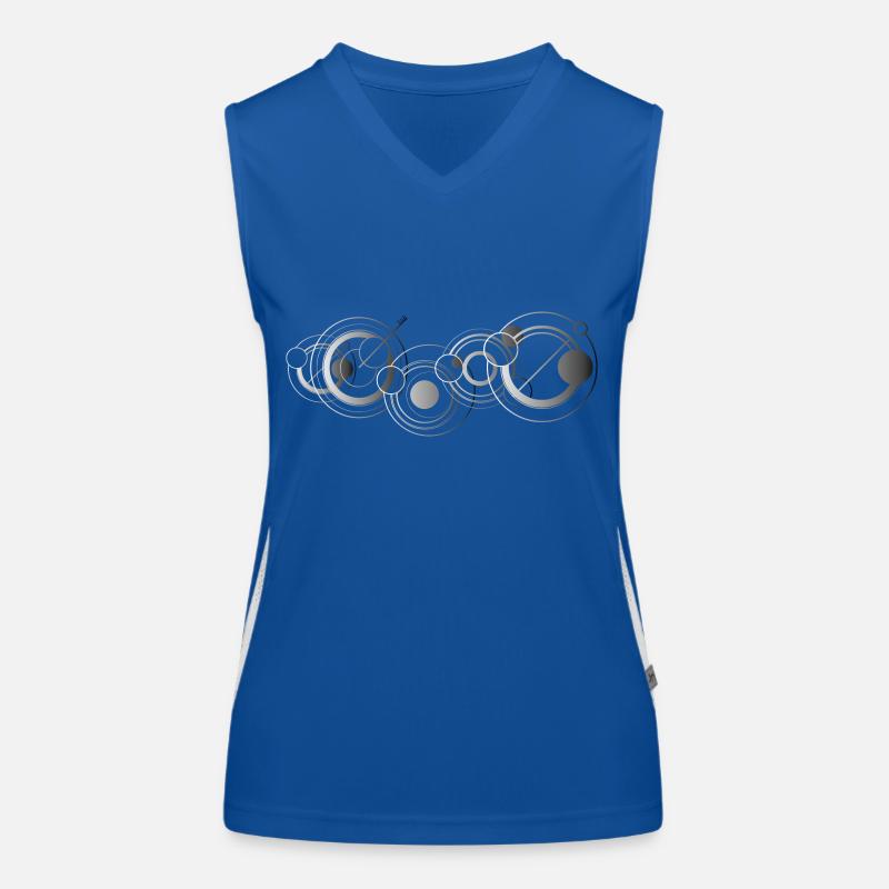 circle 2 Débardeur respirant contrasté Femme