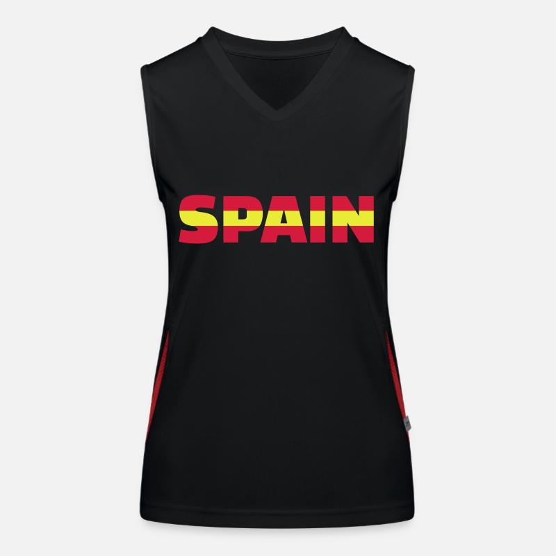 Spain Women's Functional Contrast Tank Top