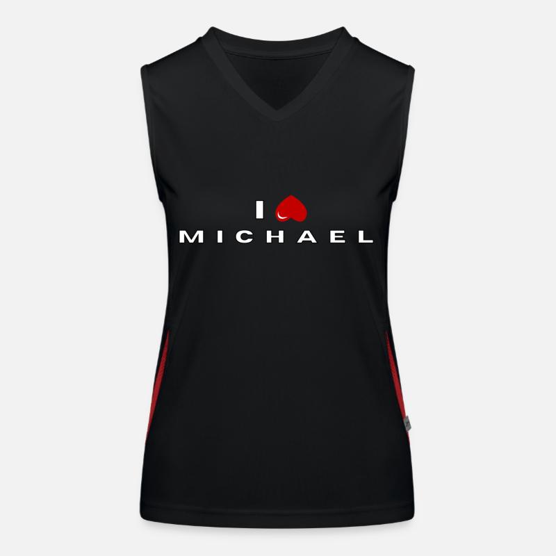 Ich hasse Michael Funktionelles Kontrast-Tank Top für Frauen