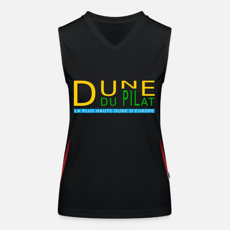 Dune du Pilat, la plus haute dune d'Europe Débardeur respirant contrasté Femme