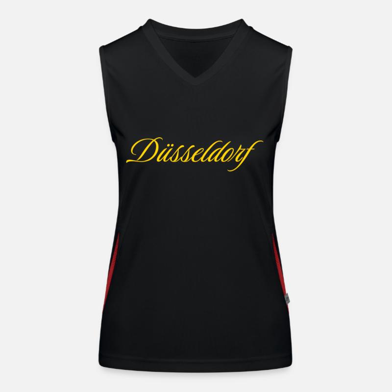 Düsseldorf Funktionelles Kontrast-Tank Top für Frauen