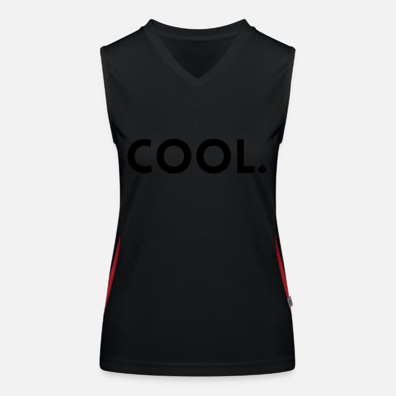 cool. Funktionelles Kontrast-Tank Top für Frauen