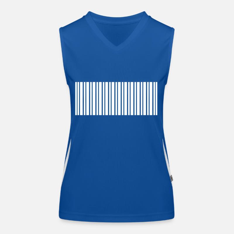 Code-barres Débardeur respirant contrasté Femme