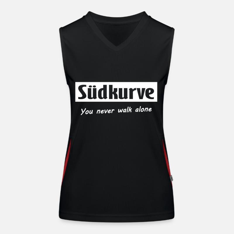 Fans de la Südkurve Débardeur respirant contrasté Femme