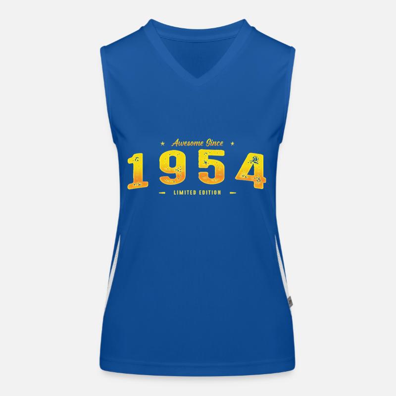 Millésime 1954 - 71e anniversaire Edition Limitée Débardeur respirant contrasté Femme