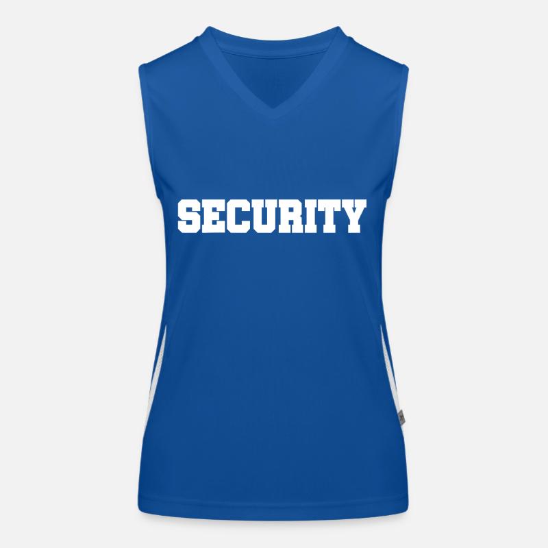 Security - Security Service - Guarding - Protection Women's Functional Contrast Tank Top