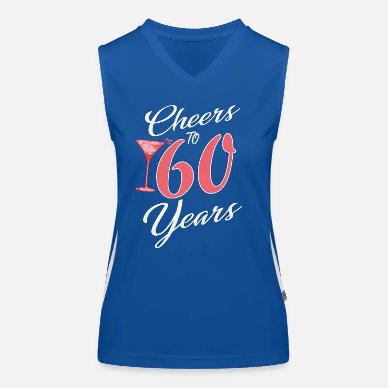 60th birthday Women's Functional Contrast Tank Top