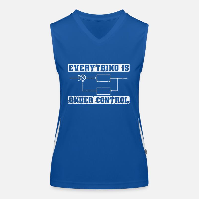 Everything is under Control Elektronik Funktionelles Kontrast-Tank Top für Frauen