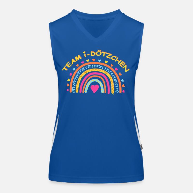 i-dötzchen Einschulung idötzchen Schulbeginn 1.Tag Funktionelles Kontrast-Tank Top für Frauen