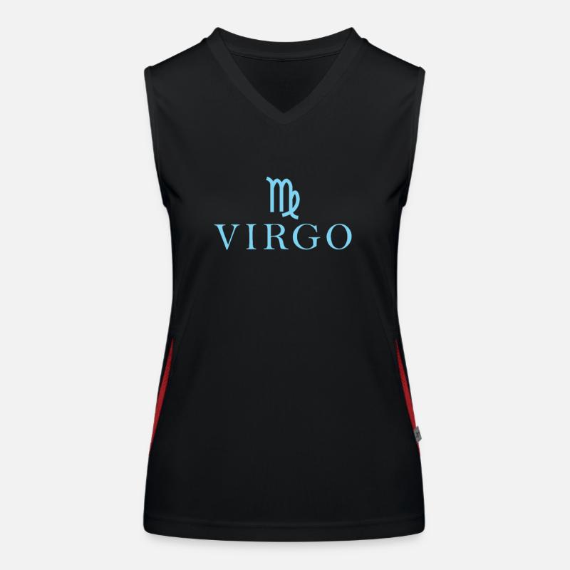 Sternzeichen Virgo Jungfrau Sternbild Funktionelles Kontrast-Tank Top für Frauen