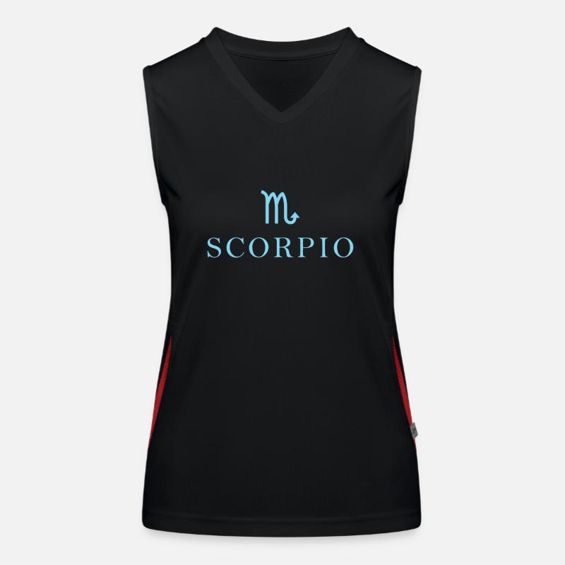 Signe du zodiaque Constellation du Scorpion Débardeur respirant contrasté Femme