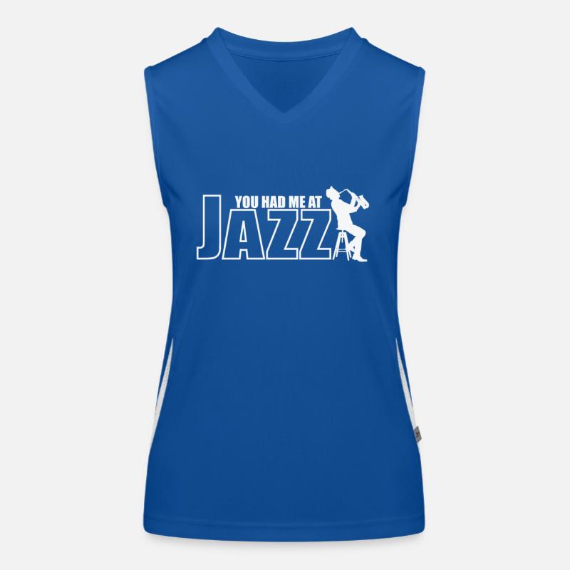 You had me at Jazz Saxophone Improvised Women's Functional Contrast Tank Top