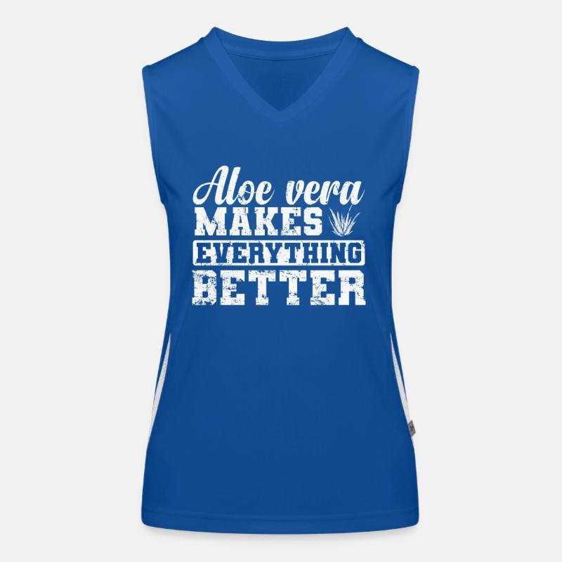Aloe Vera makes everything Better Plant Women's Functional Contrast Tank Top