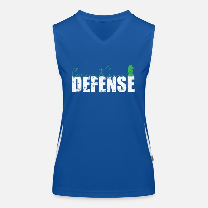 Caro-Kann Defense Chess Women's Functional Contrast Tank Top
