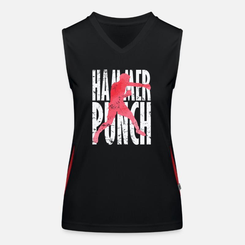 Hammer Punch Boxing MMA Women's Functional Contrast Tank Top