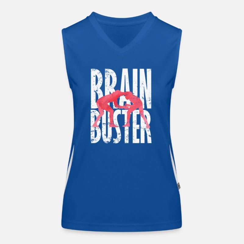 Brain Buster Lutte professionnelle Débardeur respirant contrasté Femme