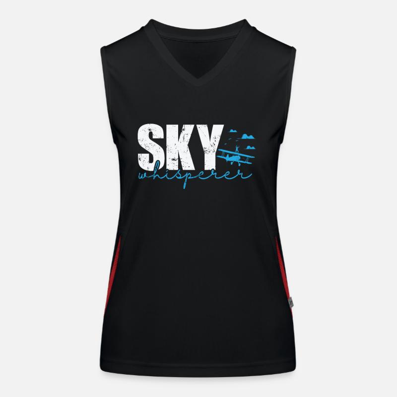 Sky Whisperer Wing Walker Hobby Débardeur respirant contrasté Femme
