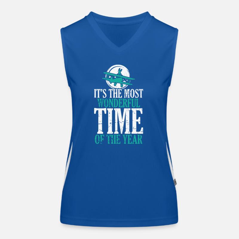 La période la plus merveilleuse de l’année Wing Walker Débardeur respirant contrasté Femme