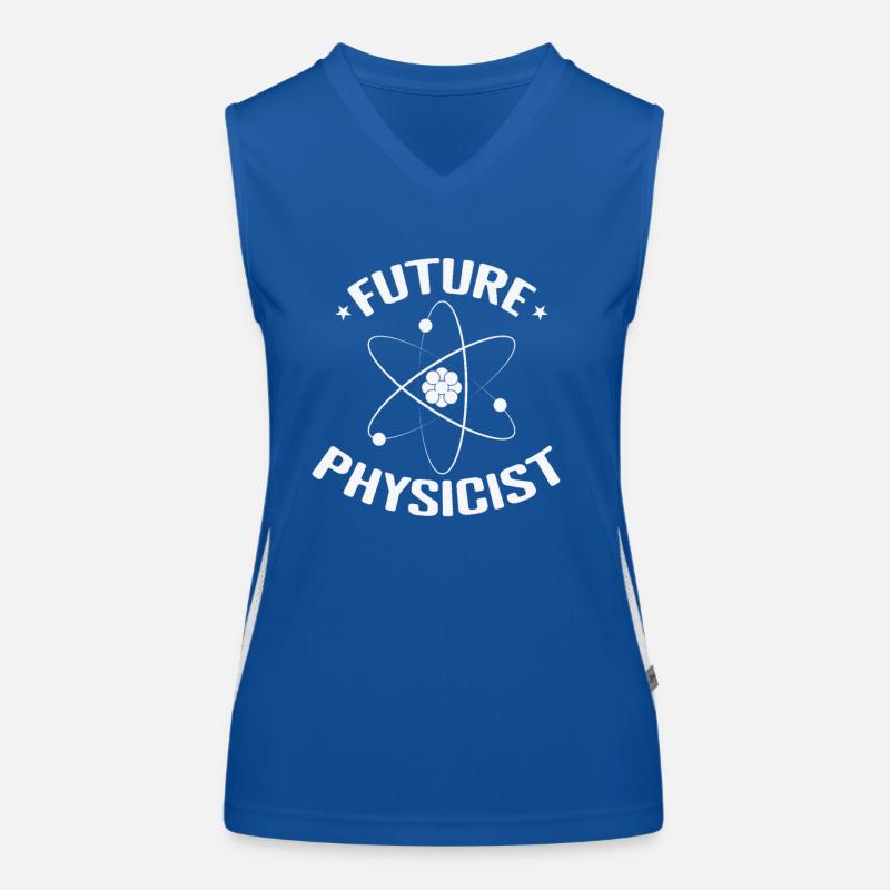 Future Physicist Natural Science Women's Functional Contrast Tank Top