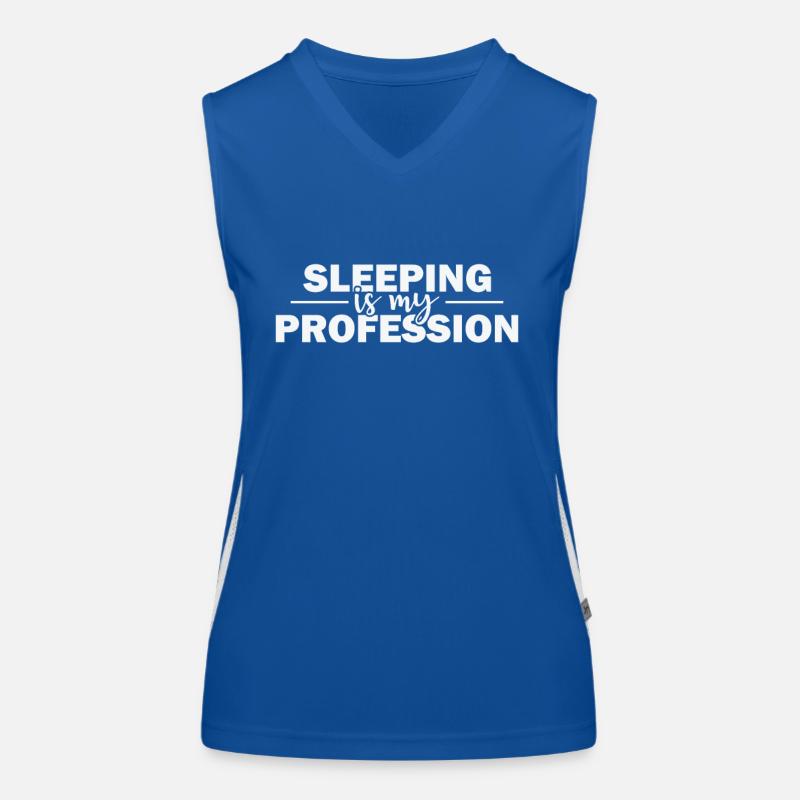 Sleeping is my Profession Müde Nacht Schlaf Women's Functional Contrast Tank Top