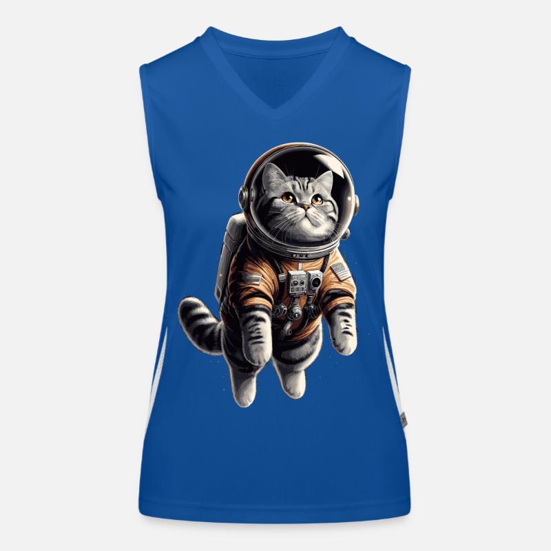 Astronaut BKH getigert Geschenk Funktionelles Kontrast-Tank Top für Frauen