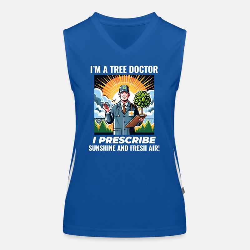 Arborist Tree Surgeon Climber Climbing Trimmer Women's Functional Contrast Tank Top