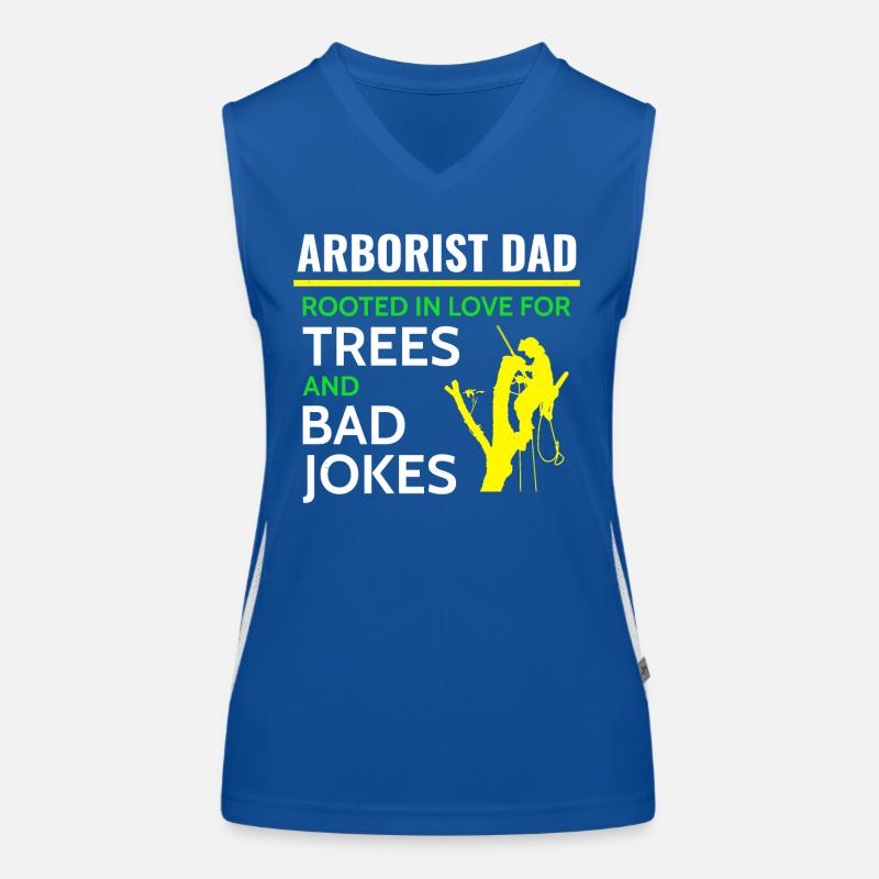 Baumpfleger Baumchirurg Kletterer Klettertrimmer Funktionelles Kontrast-Tank Top für Frauen