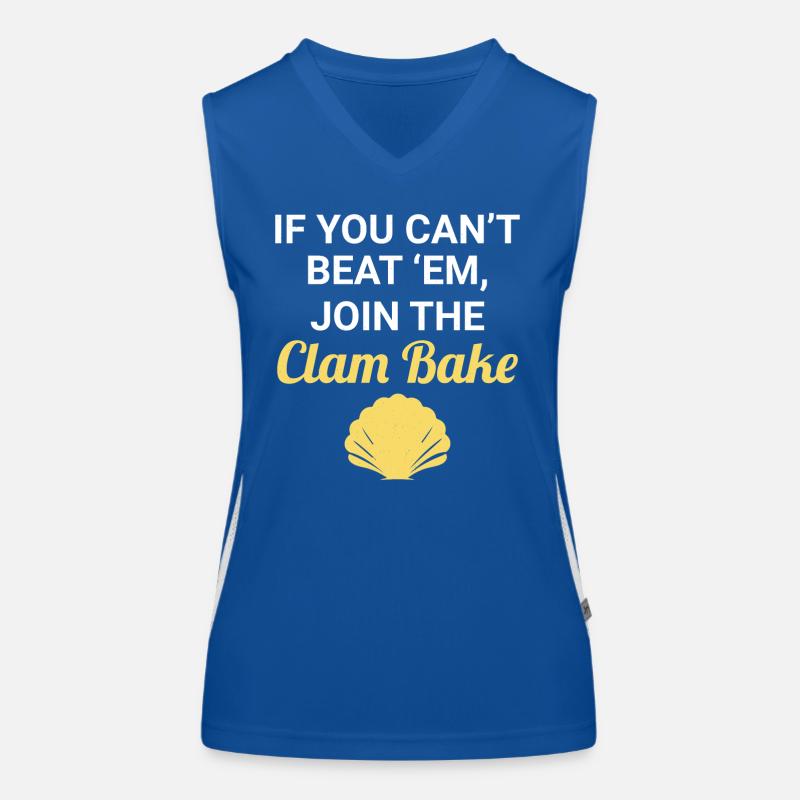 Clam Shell Schelpen Collector Beachcomber Functionele contrasterende tanktop voor vrouwen