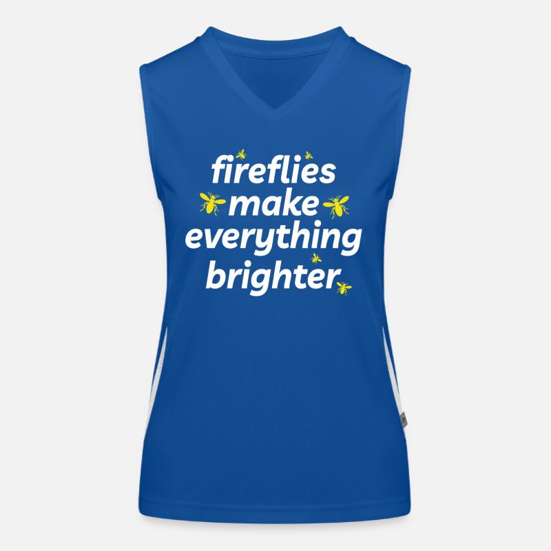 Fireflies Firefly Lightning Bug Insect Collector Women's Functional Contrast Tank Top